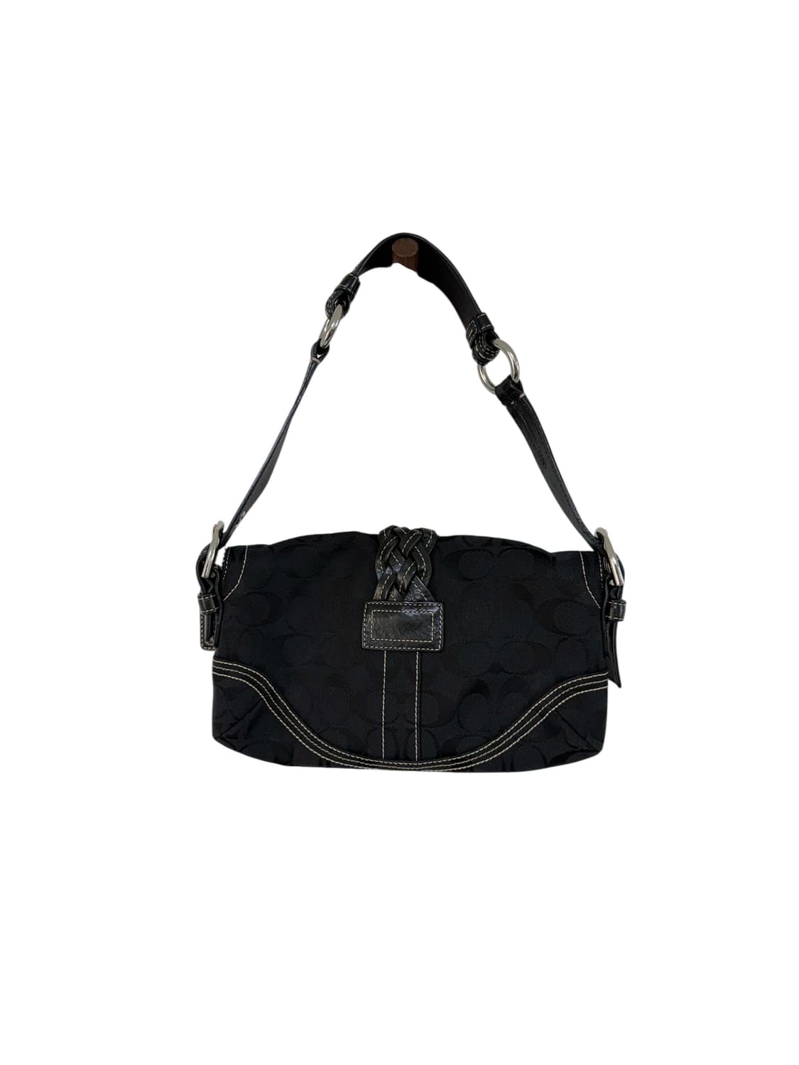 코치 자가드 버클 숄더백 상품이미지3