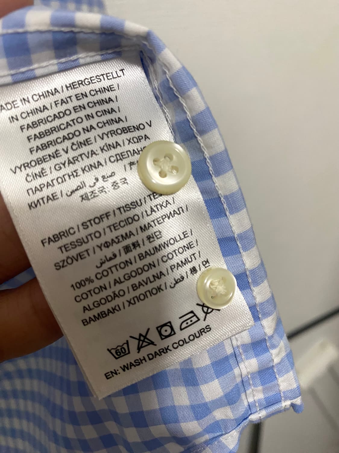 GANT 체크 셔츠 상품이미지6