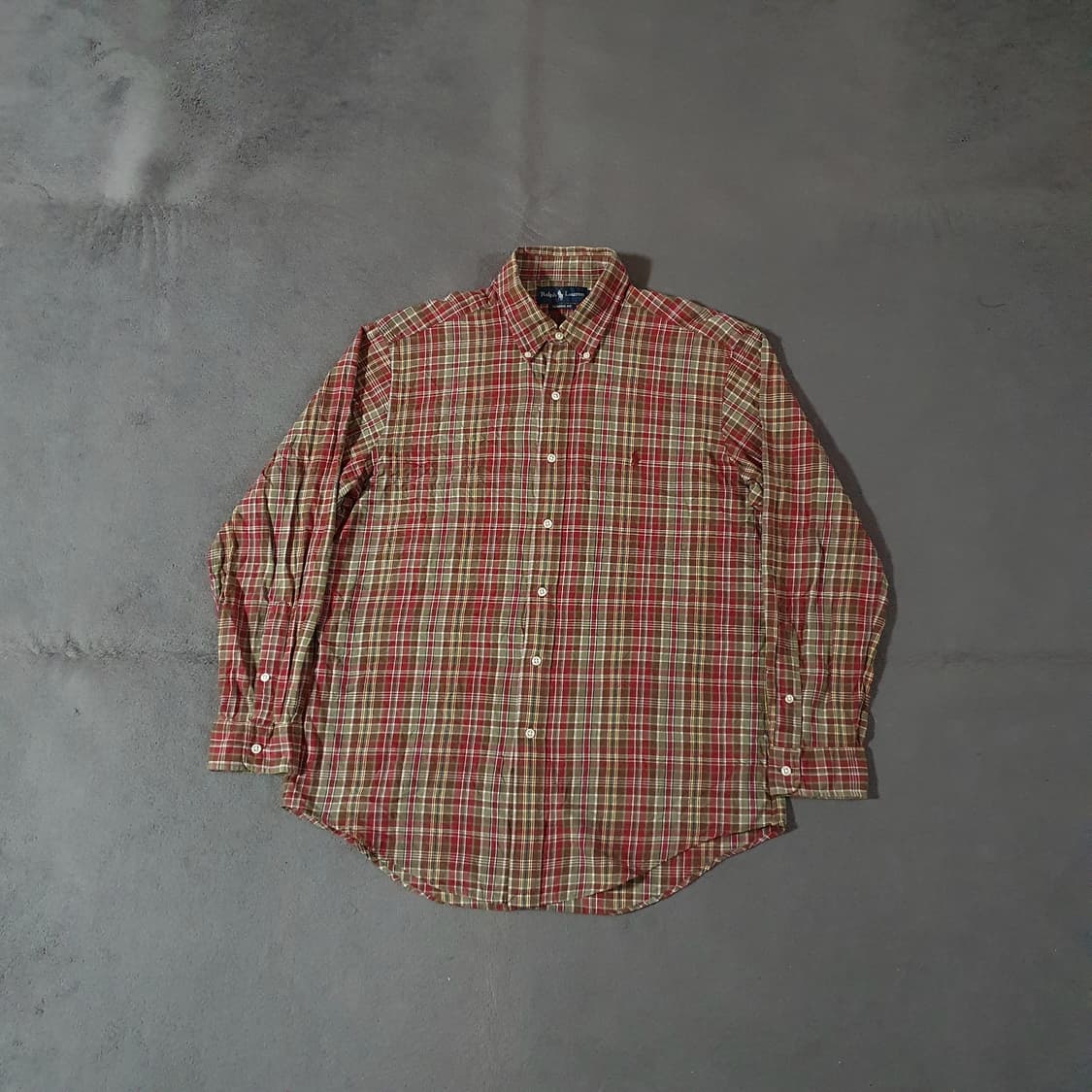 00s 폴로 클래식핏 체크 셔츠 L 상품이미지2