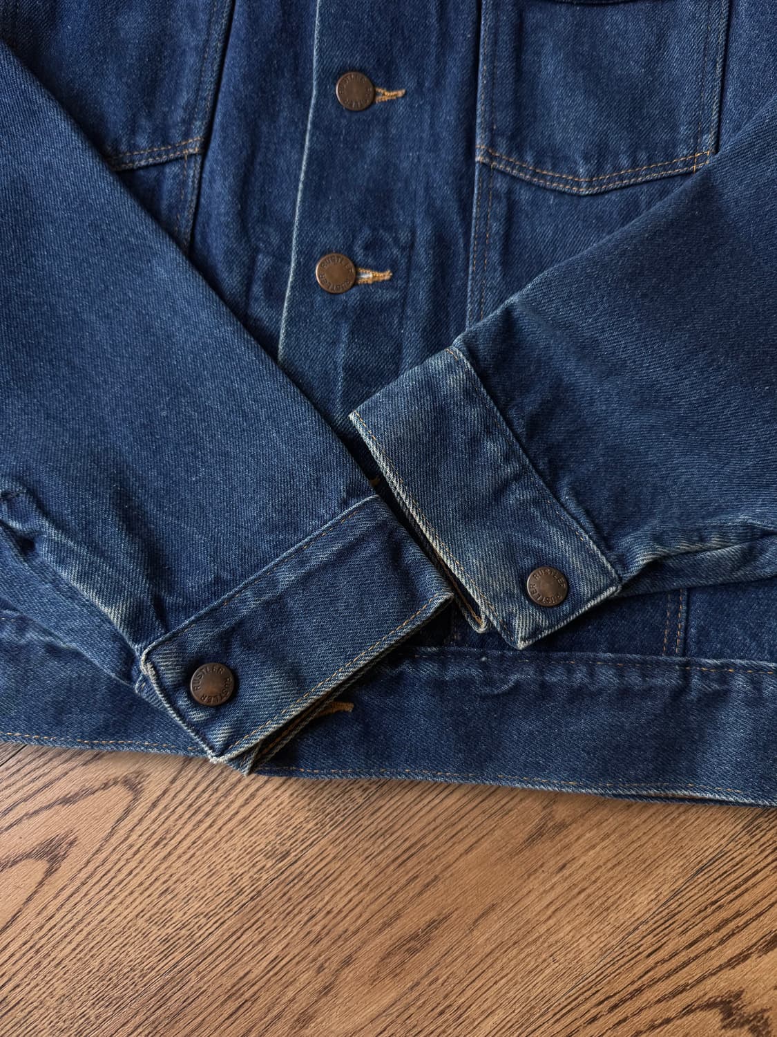 [M]RUSTLER by 랭글러 데님 트러커 자켓 상품이미지5