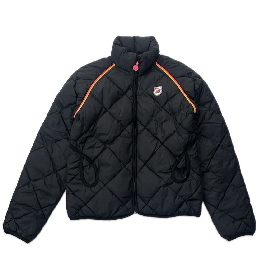 뉴발란스 퀼팅 슬림 블랙 경량 패딩 데코라 괴짜룩 빈티지 상품이미지2