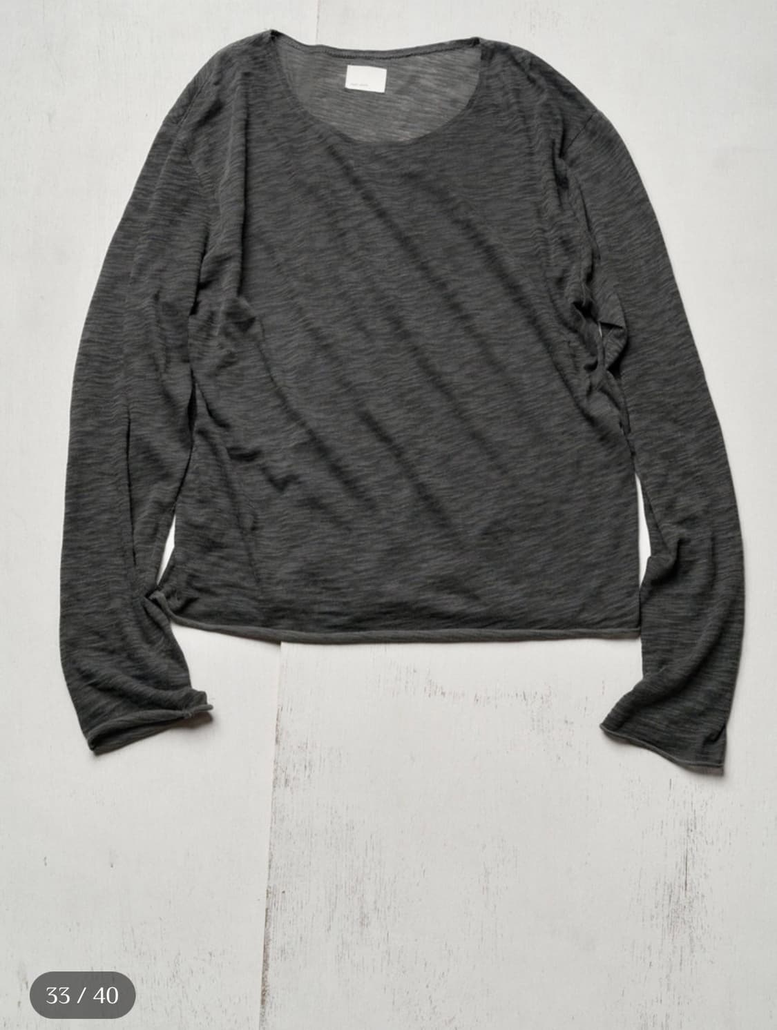 Textured Roll Long Sleeve  상품이미지2