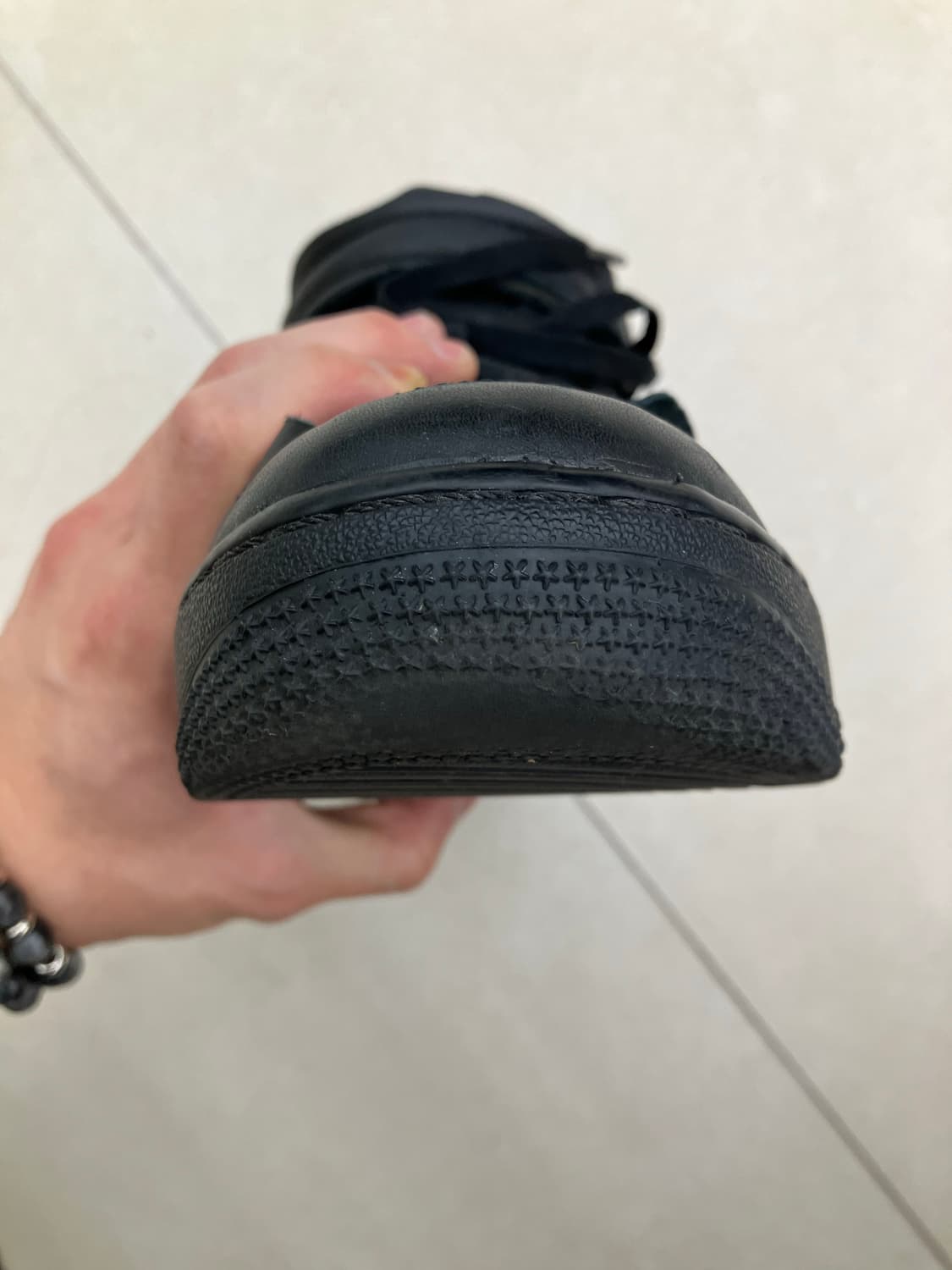 나이키 꼼데가르송 옴므 에어포스 미드 블랙 상품이미지2