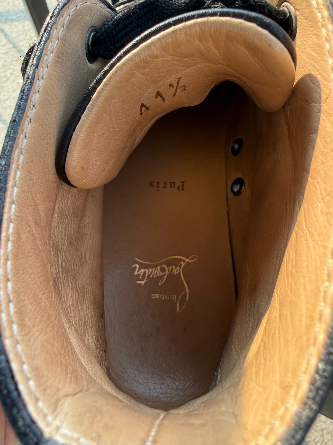 크리스찬 루부탱 하이탑 블랙 41 1/2 상품이미지9