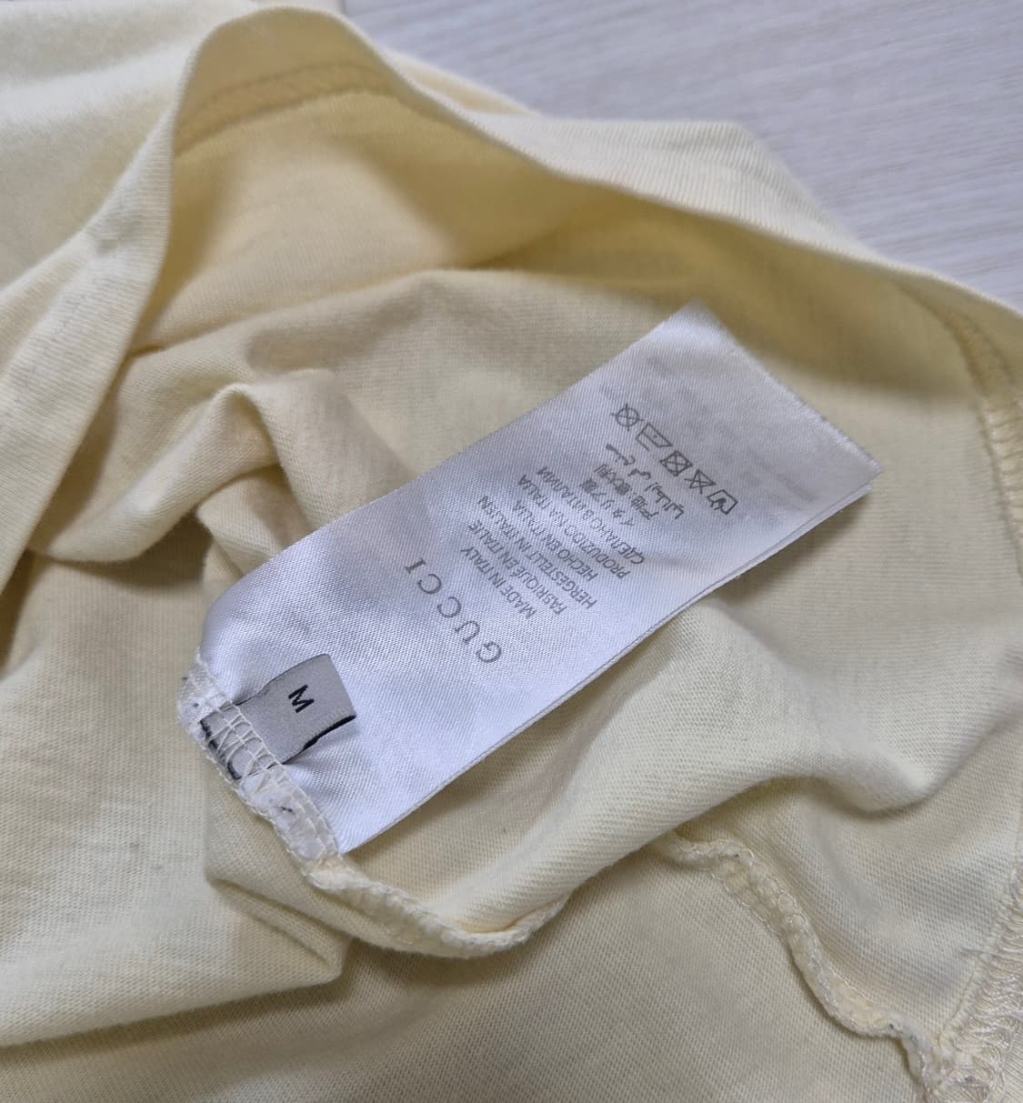 (정품) 구찌 Gucci 디즈니 반팔 코튼 티셔츠 M 상품이미지4