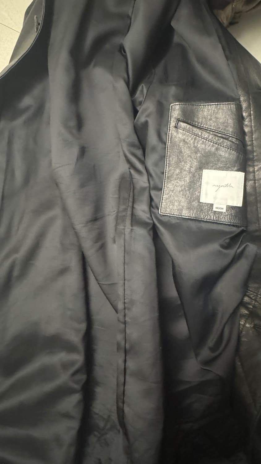 25ss youth 레더 카코트 M 상품이미지4