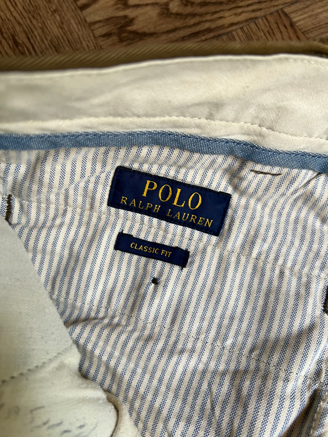 [36]폴로 랄프로렌 클래식 핏 카키 치노 팬츠 상품이미지8