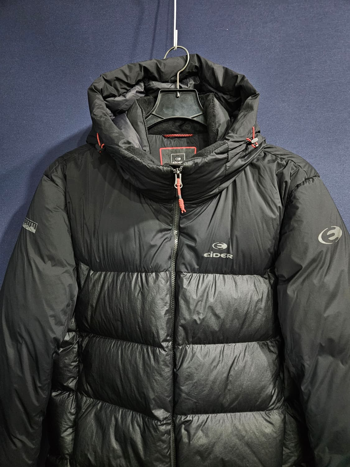 아이더 퍼텍스 블랙컬러 남성 105~110 구스다운 후드패딩  상품이미지8