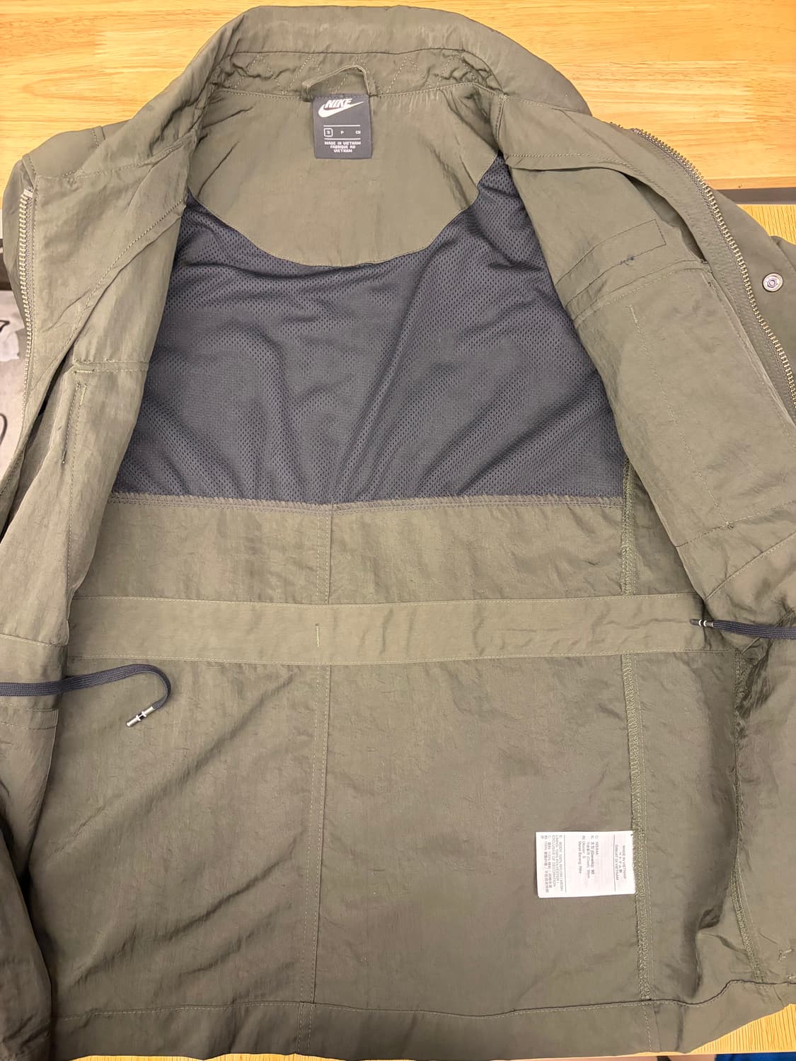 [S] 나이키 밀리터리 스타일 자켓 카키 상품이미지7