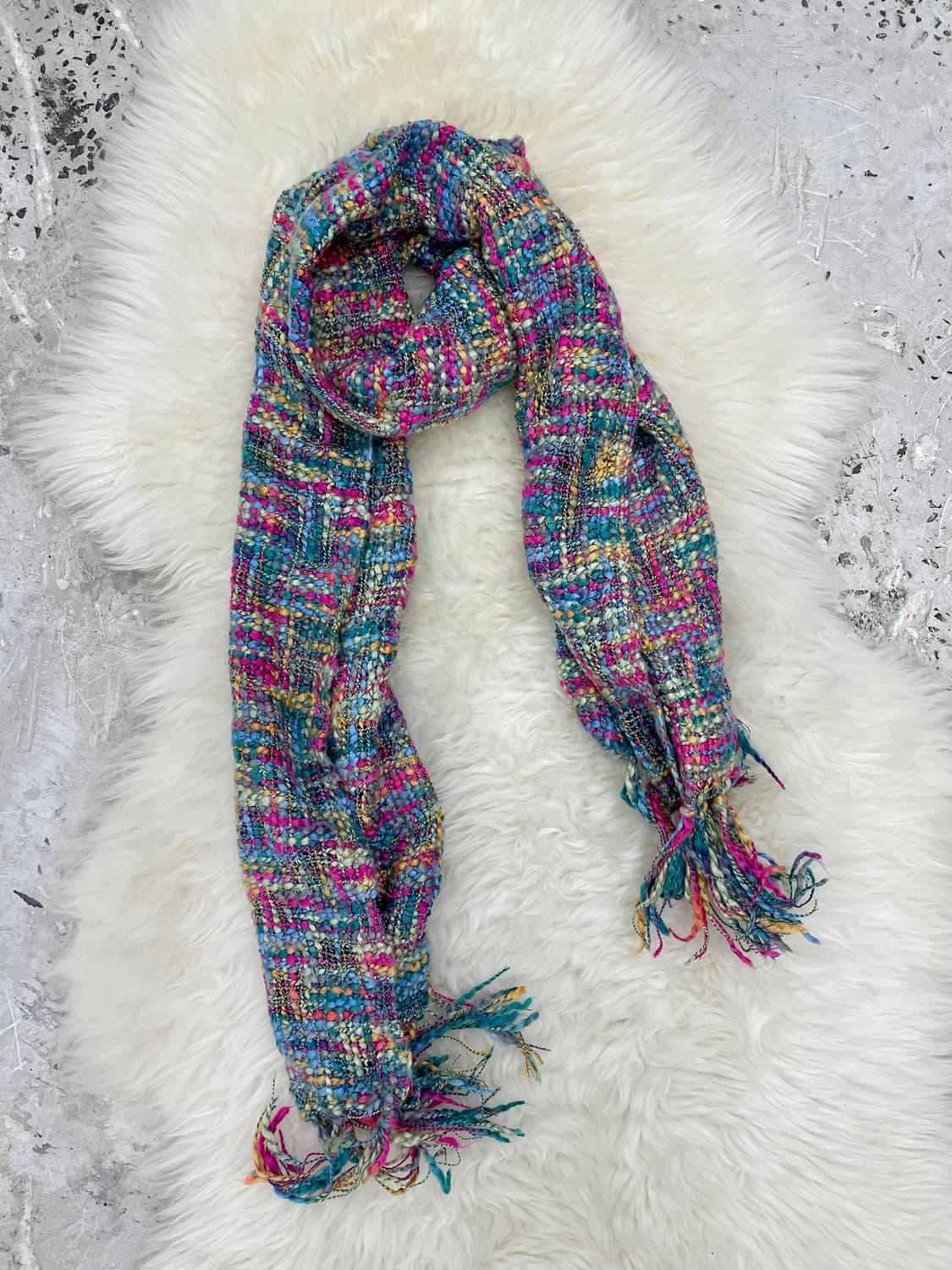 빈티지 캔디 짜임 머플러  상품이미지5