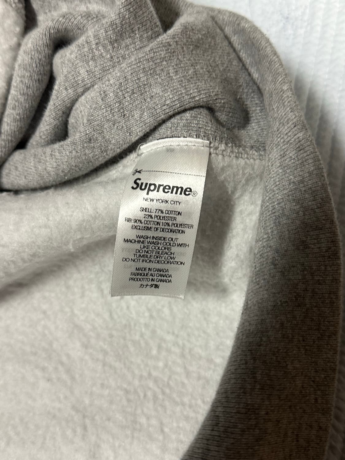 슈프림 박스 로고 후드티 그레이 상품이미지4