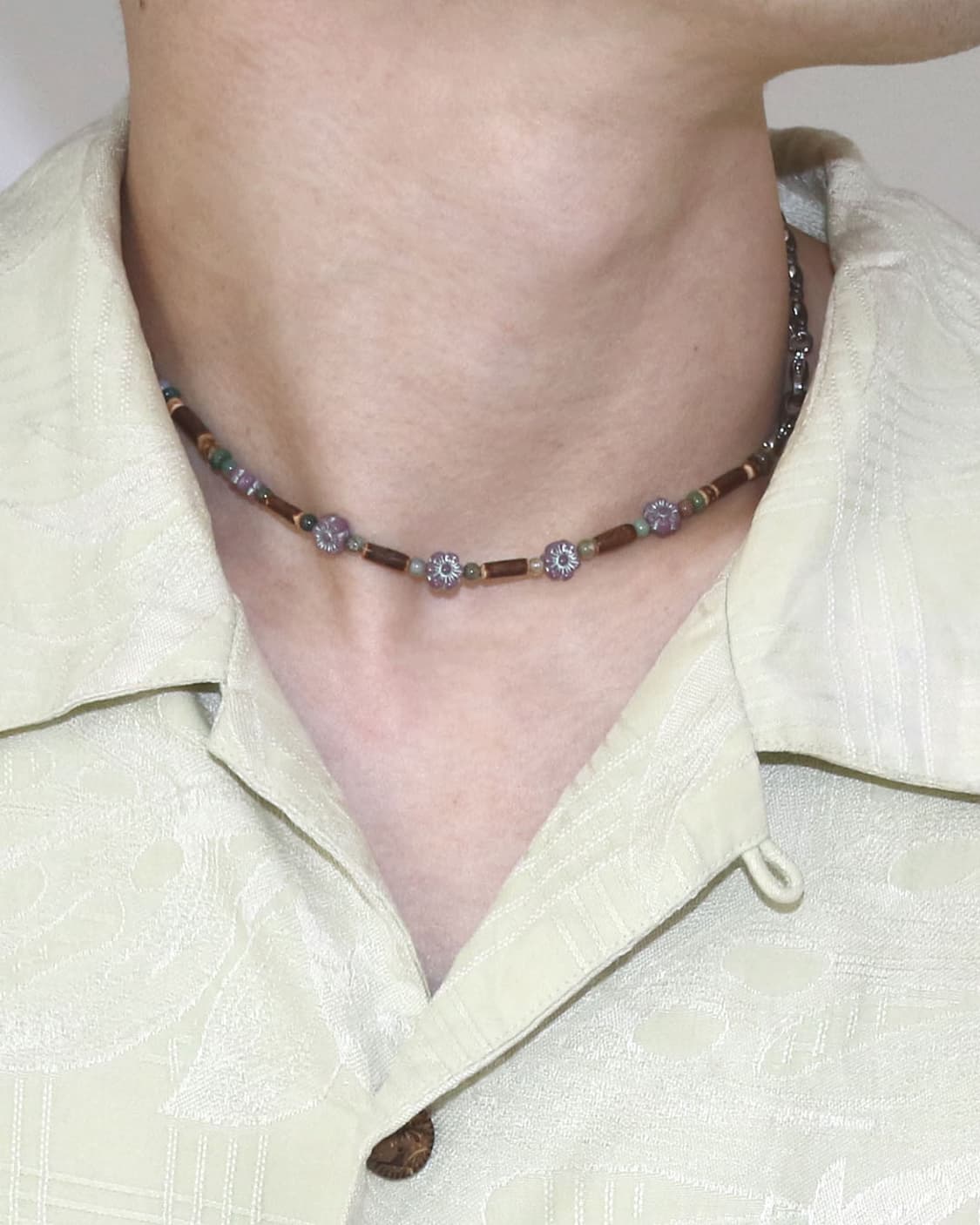 시그니처 체인징 목걸이 ( 우드 ) 상품이미지5