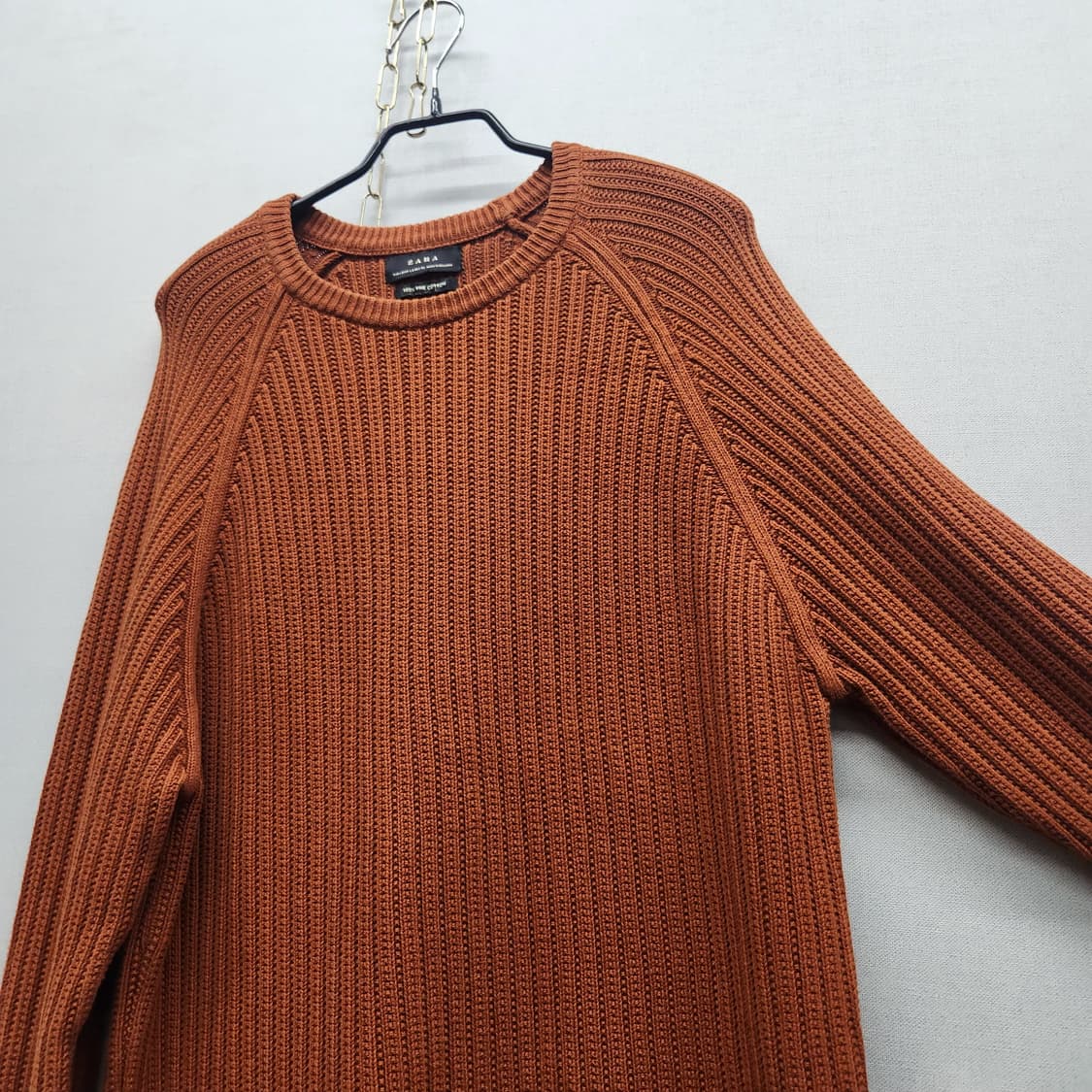 자라 ZARA 고급코튼 소재 니트 L(L) 상품이미지3