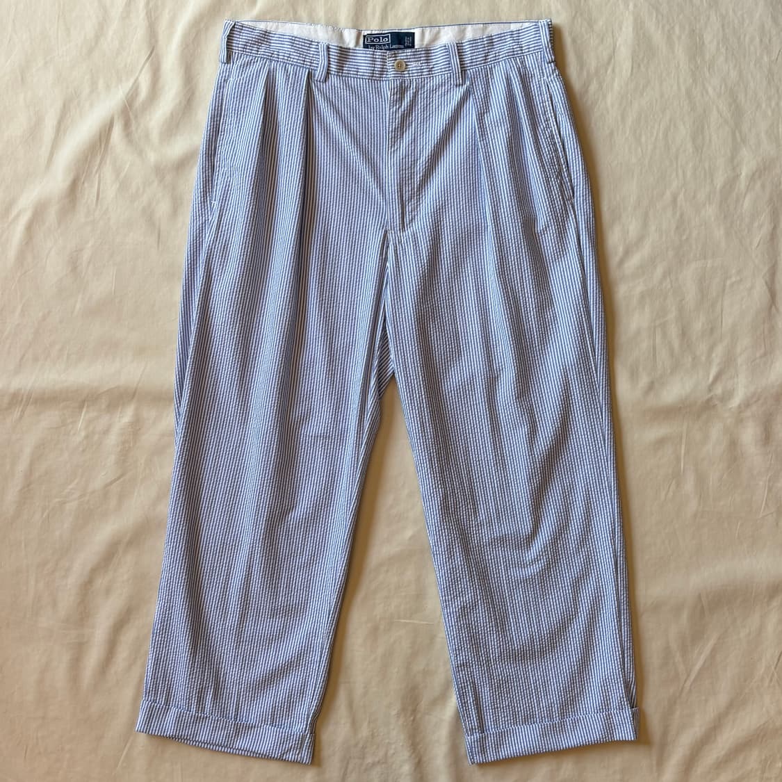 [33] 90s 폴로 랄프로렌 ANDREW 시어서커 팬츠 상품이미지1