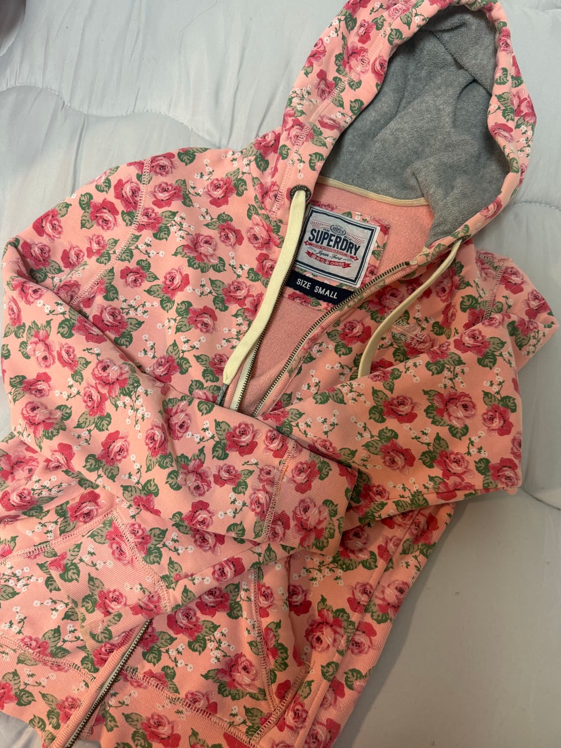 슈퍼드라이 후드집업 핑크  상품이미지3