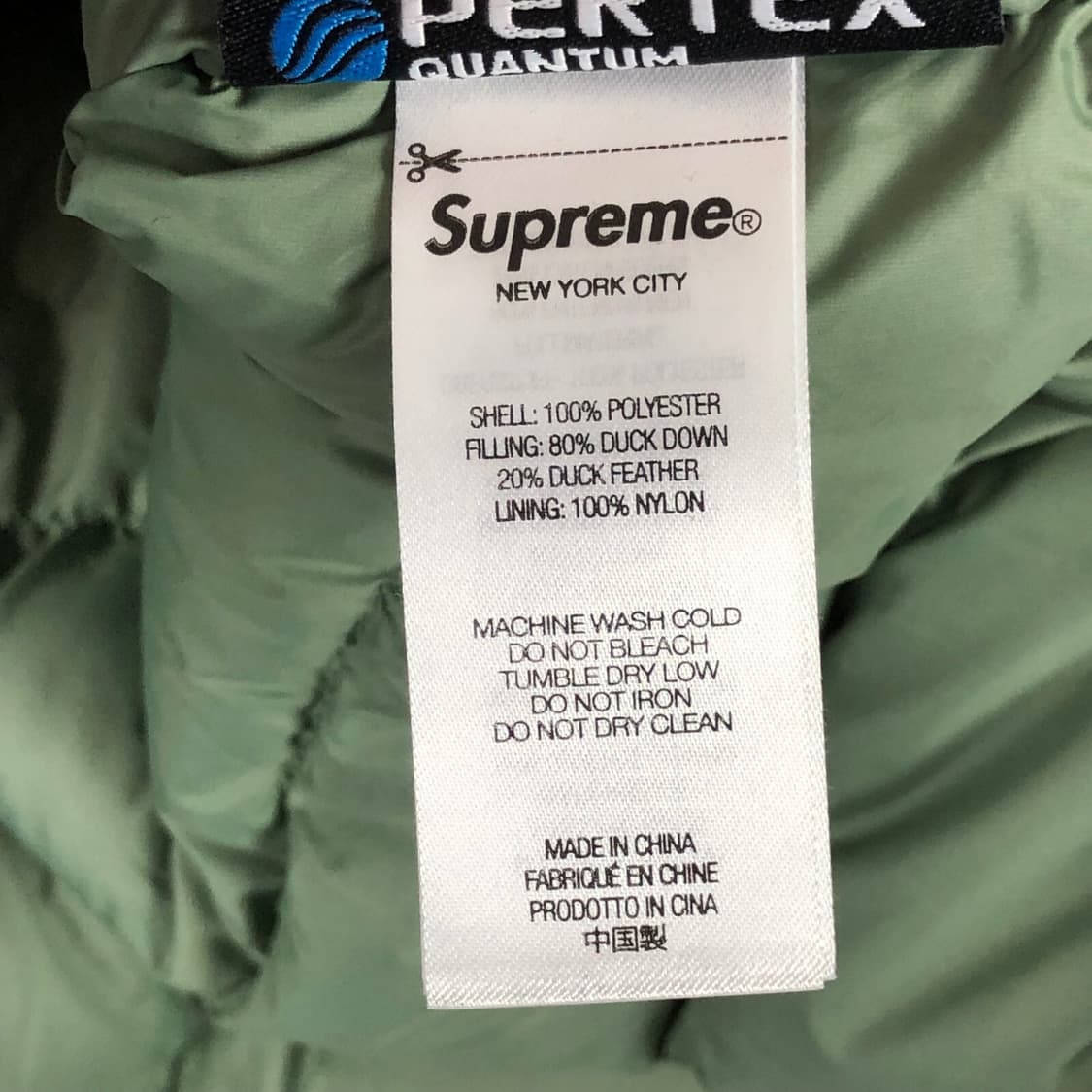 슈프림 마이크로 다운 풀오버 민트 상품이미지6