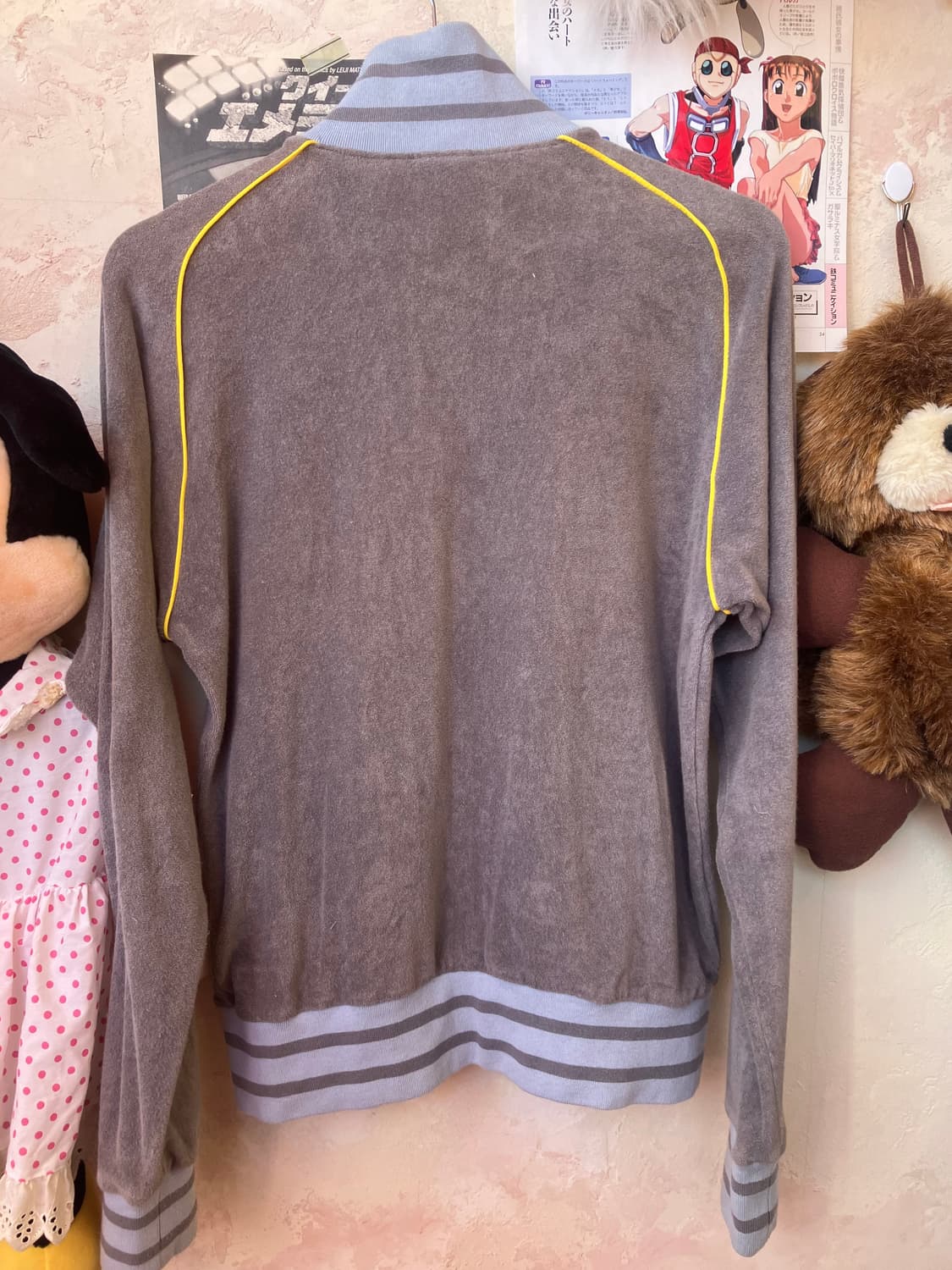 블루 그레이 퓨마 테리 집업 상품이미지6