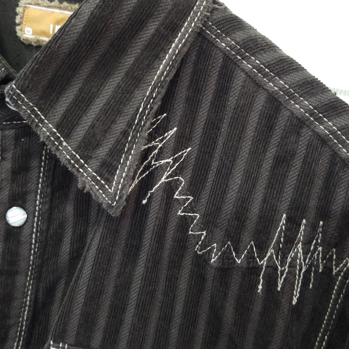 IKKA 코듀로이 웨스턴셔츠- M사이즈 상품이미지3