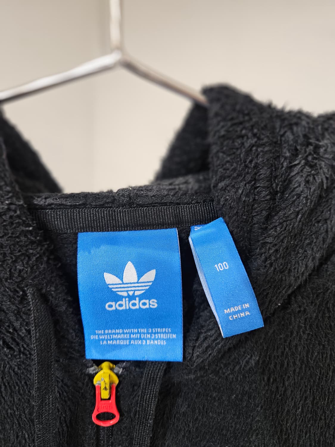 아디다스 빅로고 플리스 후드집업 상품이미지6