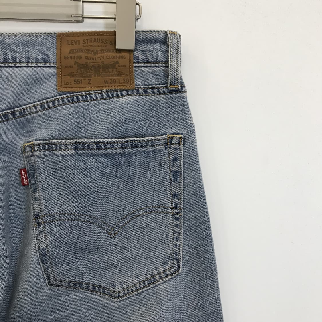 리바이스 551z 연청 크롭데님청바지 [30x30] 상품이미지4