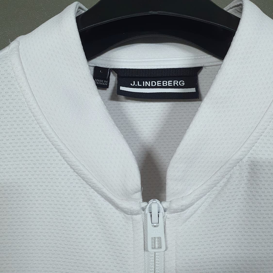 L) 제이린드버그 신형 23FW 차르 골프 미드 레이어 집업 자켓 화이트 상품이미지5