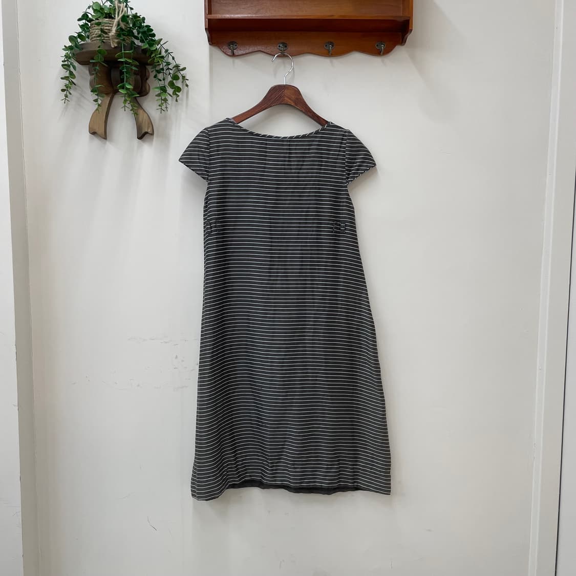 모리 교과서 스트라이프 반팔 롱 원피스 막스마라 상품이미지2