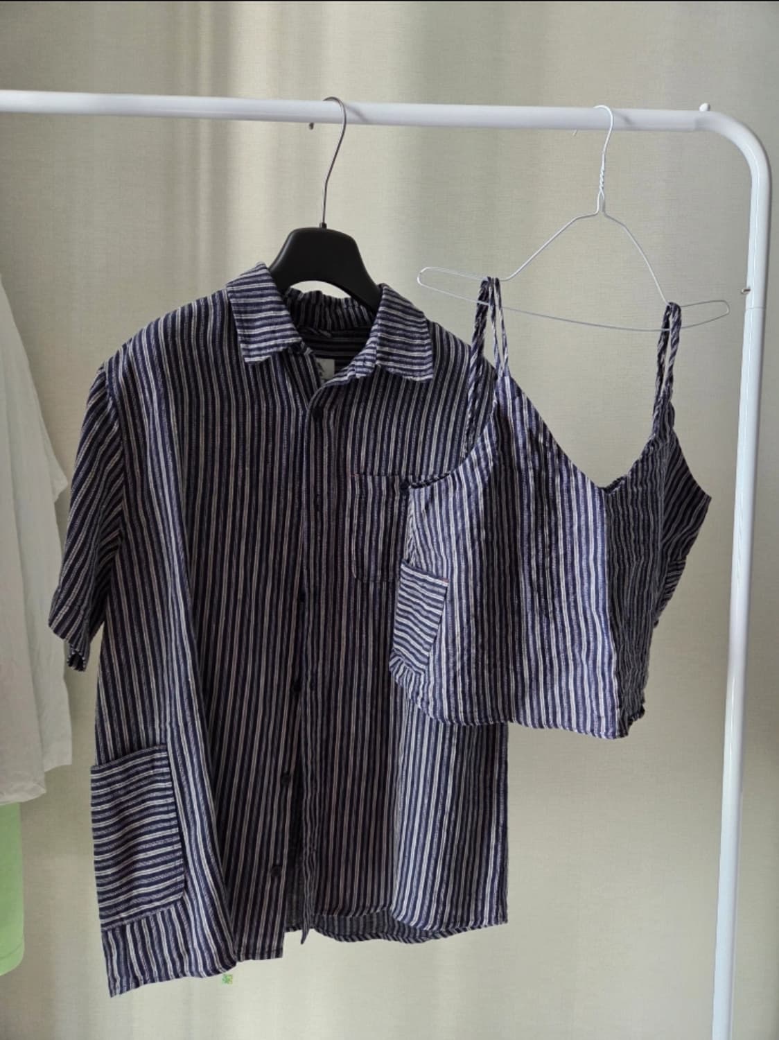 롯지 lodge 스트라이프 셔츠&나시 상품이미지1