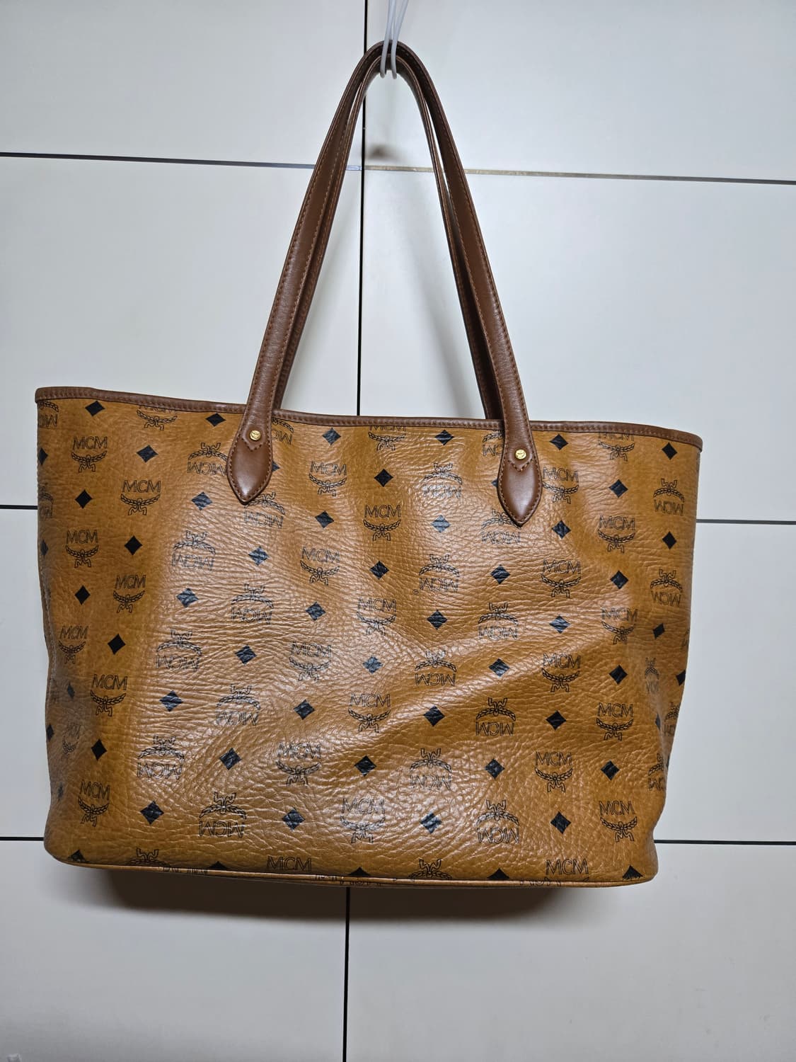 MCM 정품 비세토스 라지 쇼퍼백 숄더백 상품이미지3