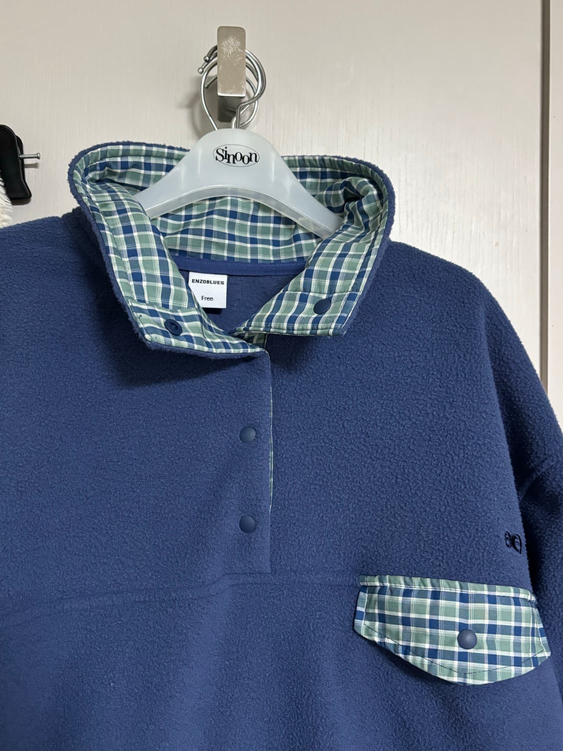 엔조블루스 레트로 스냅 플리스 아노락 / 구매가 119,000 상품이미지5