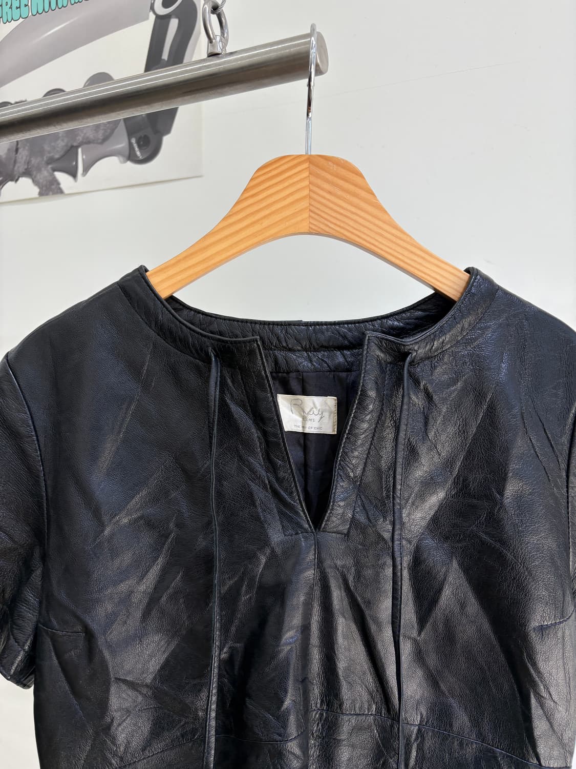 RAY BEAMS 레더블라우스 상품이미지2