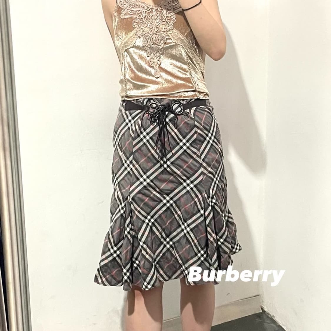 버버리 노바체크 발레코어 스커트 상품이미지1