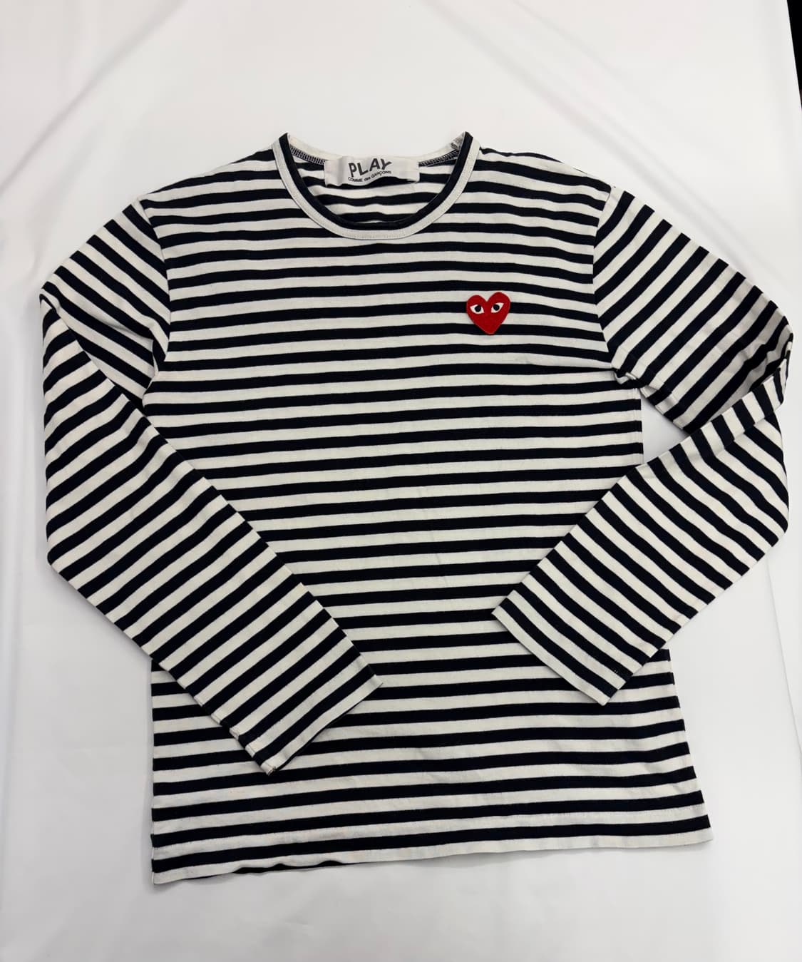 [S] 꼼데가르송 스트라이프 긴팔티 롱슬리브 상품이미지1