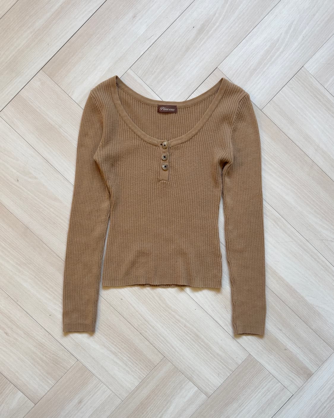 [PIOCENE] Slim Botton Knit  상품이미지1