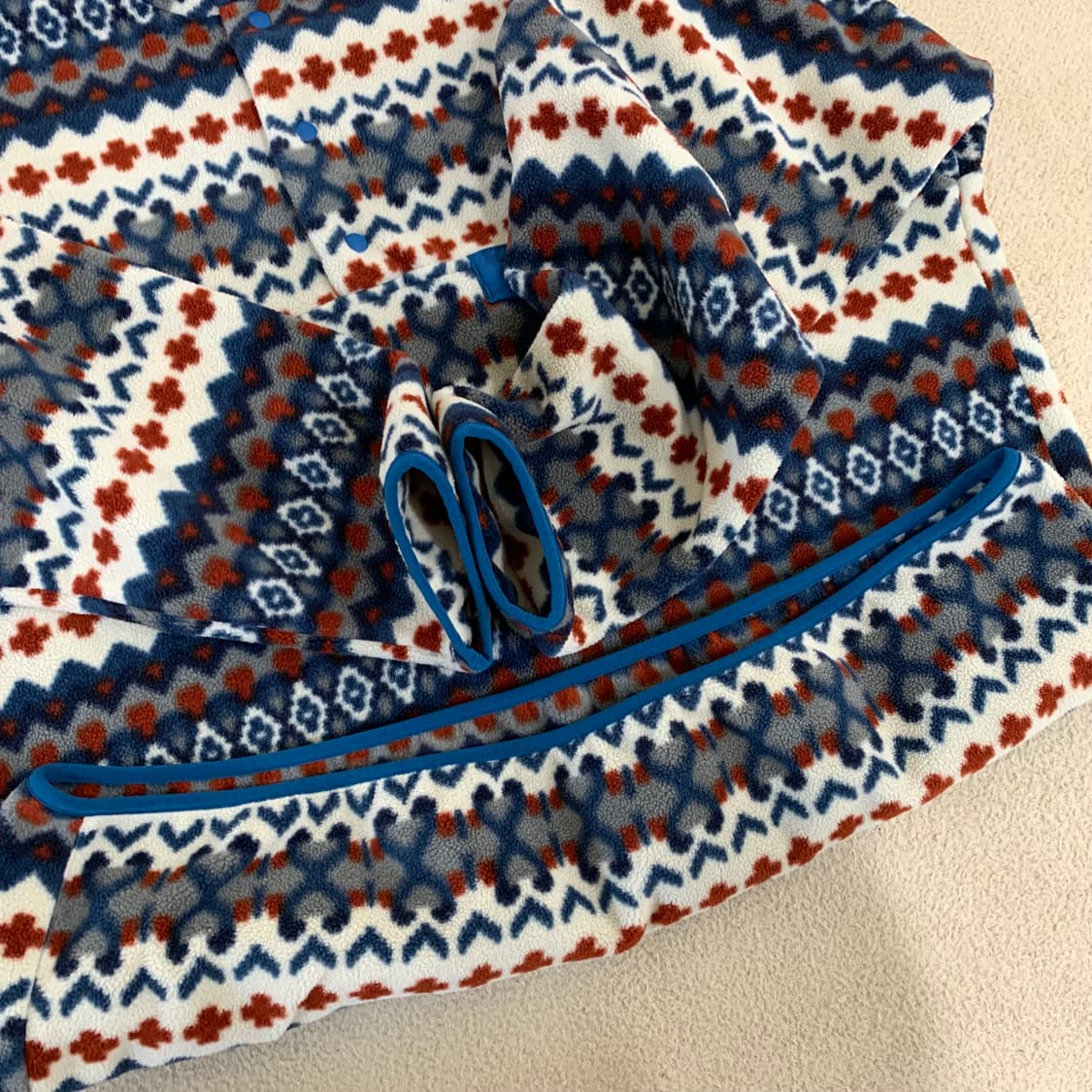 파타고니아 신칠라 스냅-T 아즈텍(XL) 페어아일 풀오버 플리스 상품이미지7