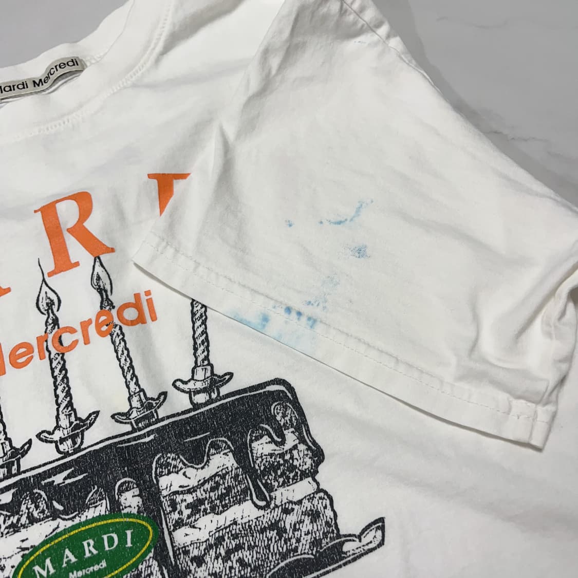 [정품] 마르디 메크르디 오렌지 프린팅 반팔티 [ ES ] 상품이미지7