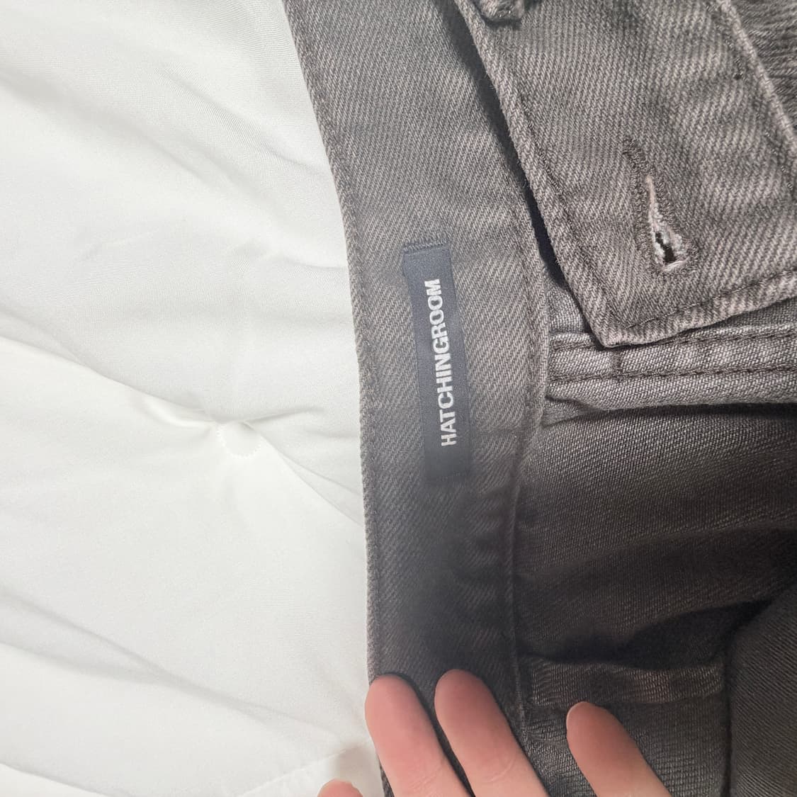 해칭룸 데님쇼츠 2사이즈 브라운 상품이미지3