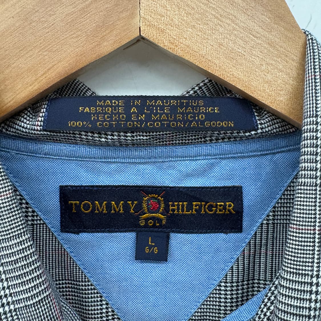 타미힐피거 체크 셔츠 긴팔 남성 2XL 상품이미지3