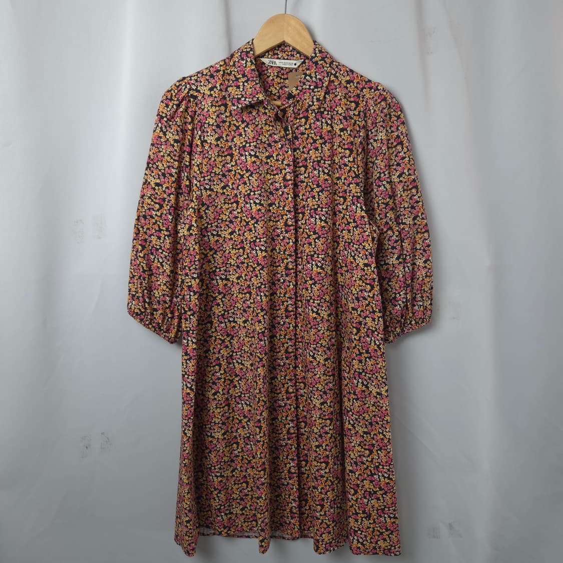 여XS-S 자라 플라워 패턴 원피스 상품이미지1