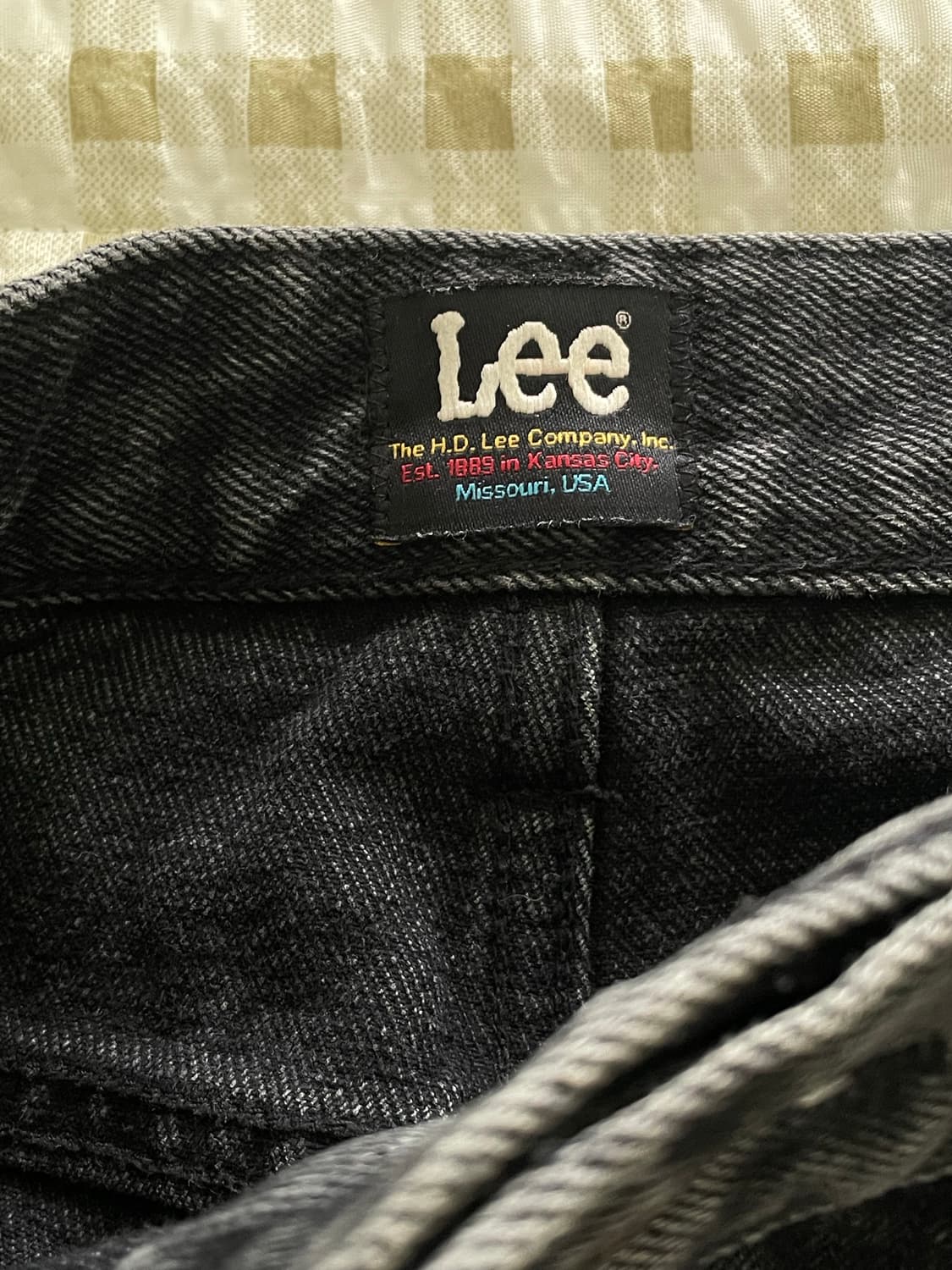 iab X lee 흑청 자켓[M]및 흑청바지[28]팝니다. (아이앱리) 상품이미지8