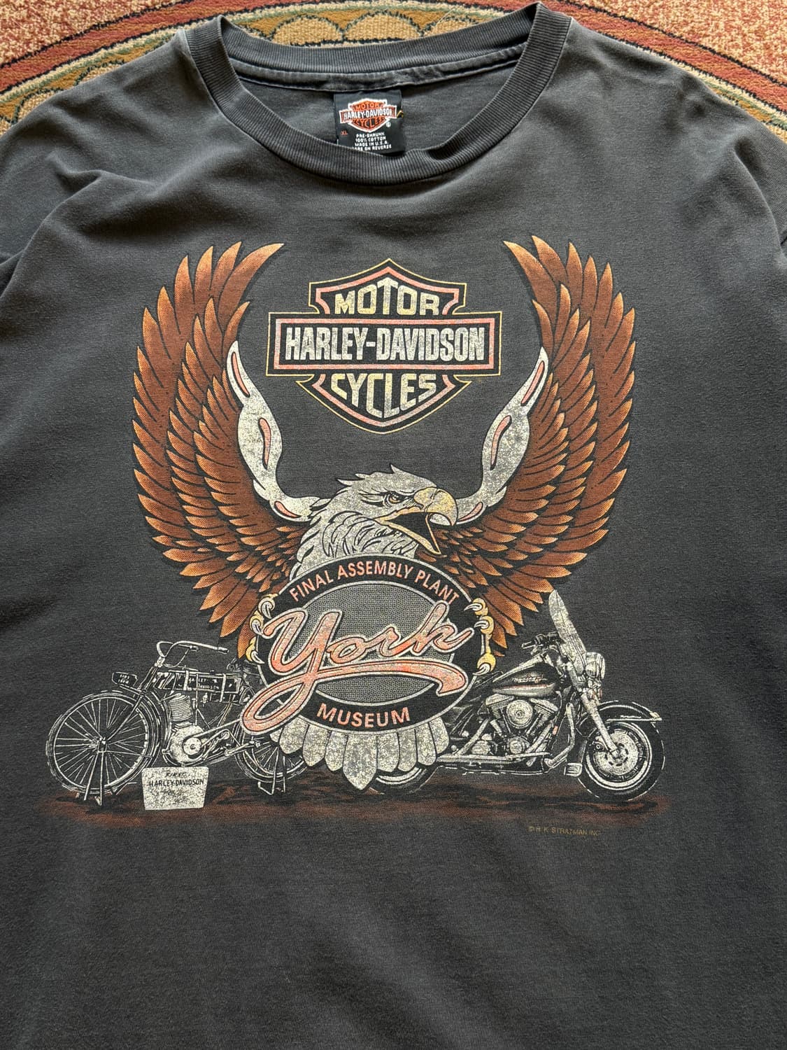 Harley-Davidson 할리데이비슨 90s 싱글스티치 튜블러 빈티지 상품이미지4