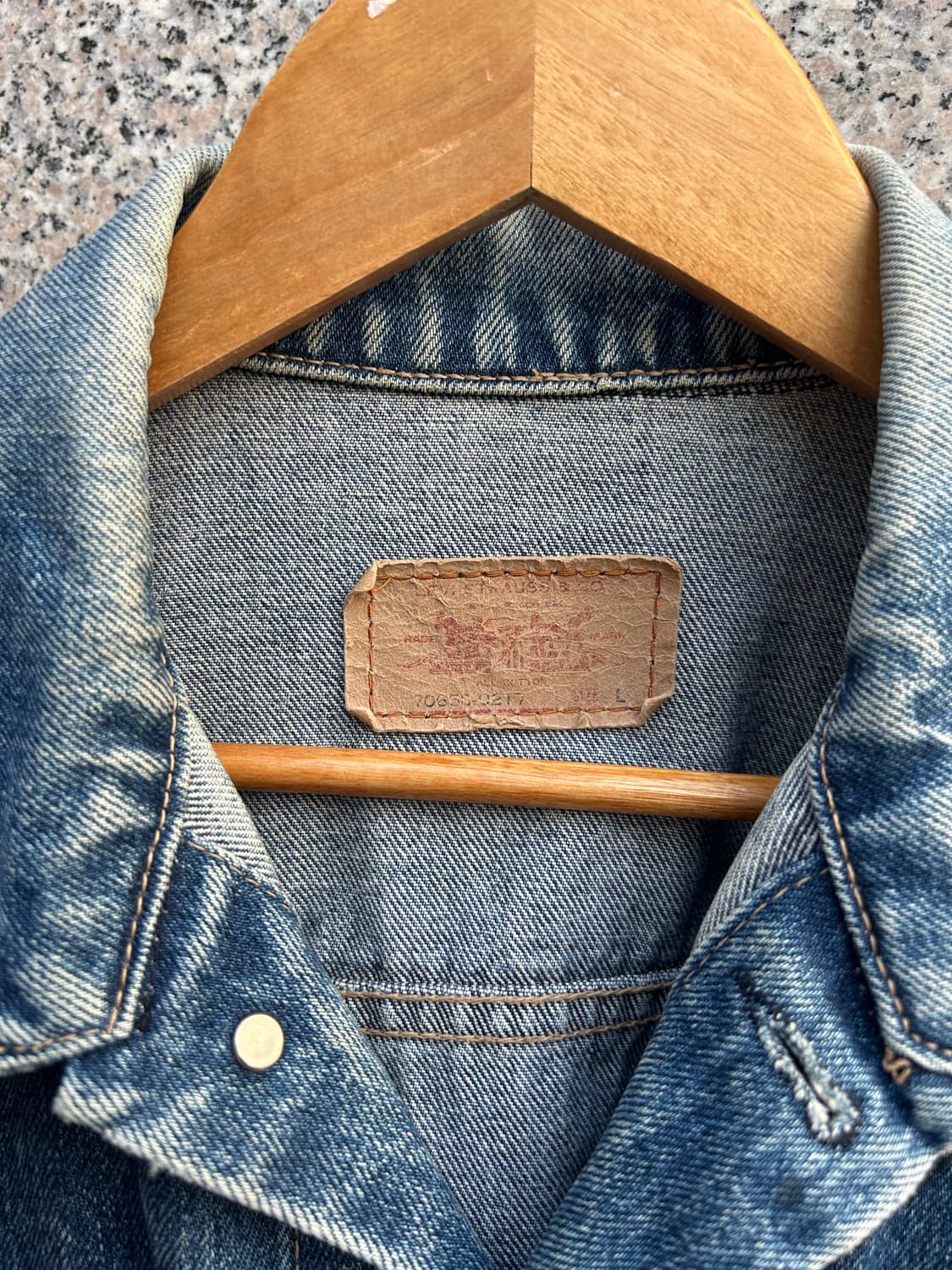 80‘s Levi’s Denim Trucker jacket 상품이미지3