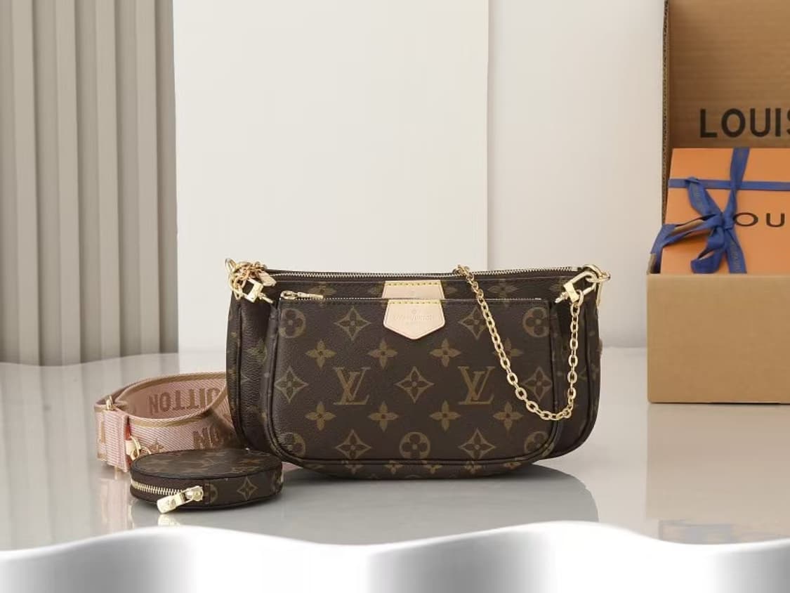 루이비통 멀티 포쉐트 악세수아 모노그램 라이트 핑크 상품이미지1