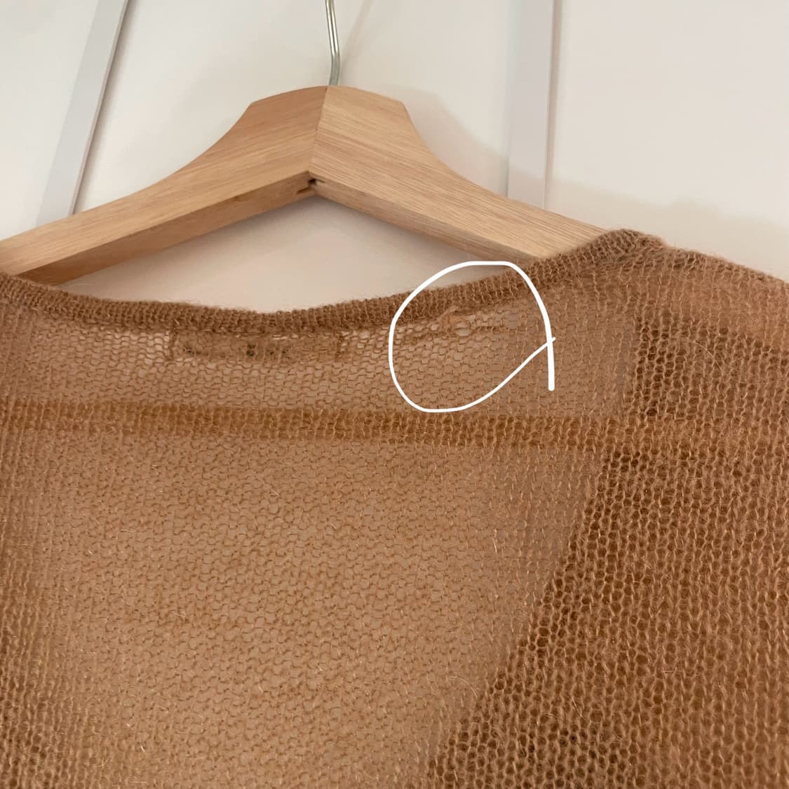 베이지 플라워 니트 상품이미지3