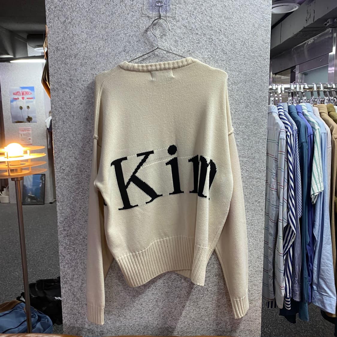 마뗑킴 빅로고 풀오버 니트 B4670 상품이미지5