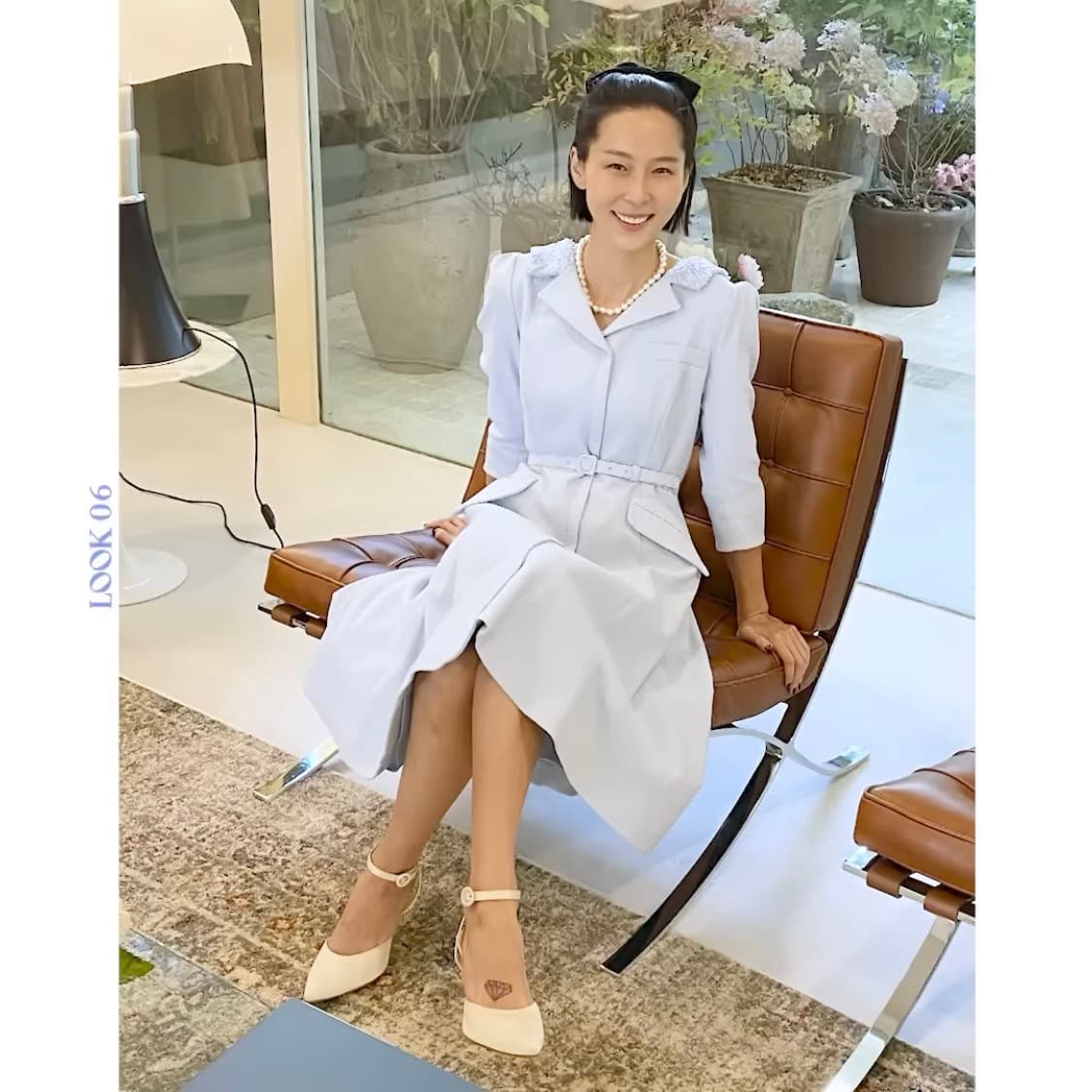 브라이드앤유 다이애나 원피스 페일 블루 [김나영 착용] 상품이미지2