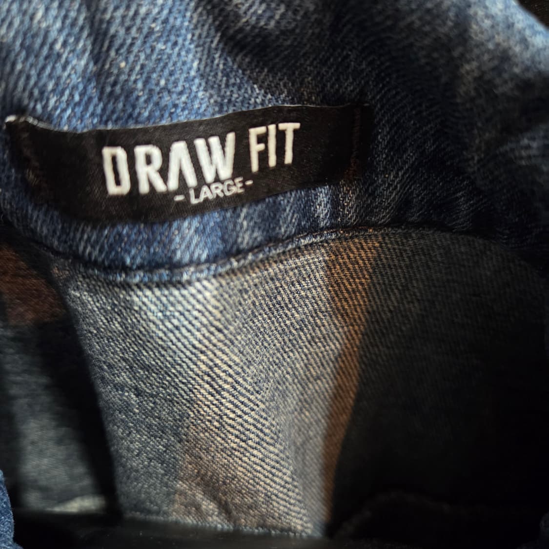 드로우핏 콘트라스트 워시드 데님 자켓 상품이미지4