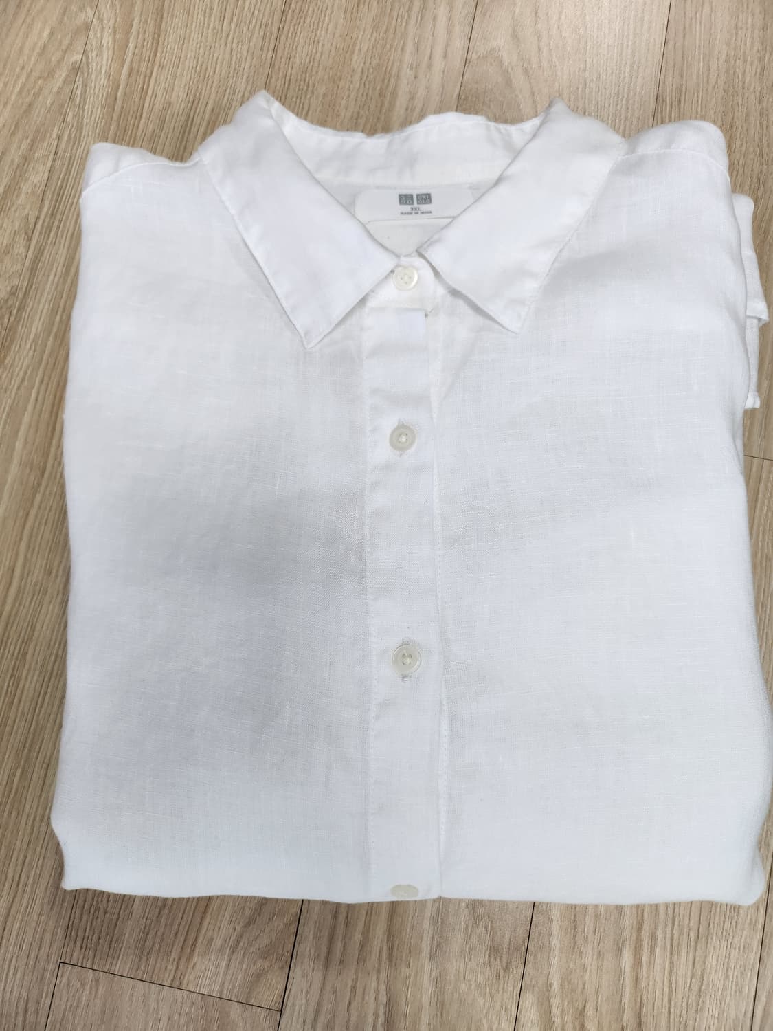 유니클로 린넨긴팔셔츠 (3XL 상품이미지2