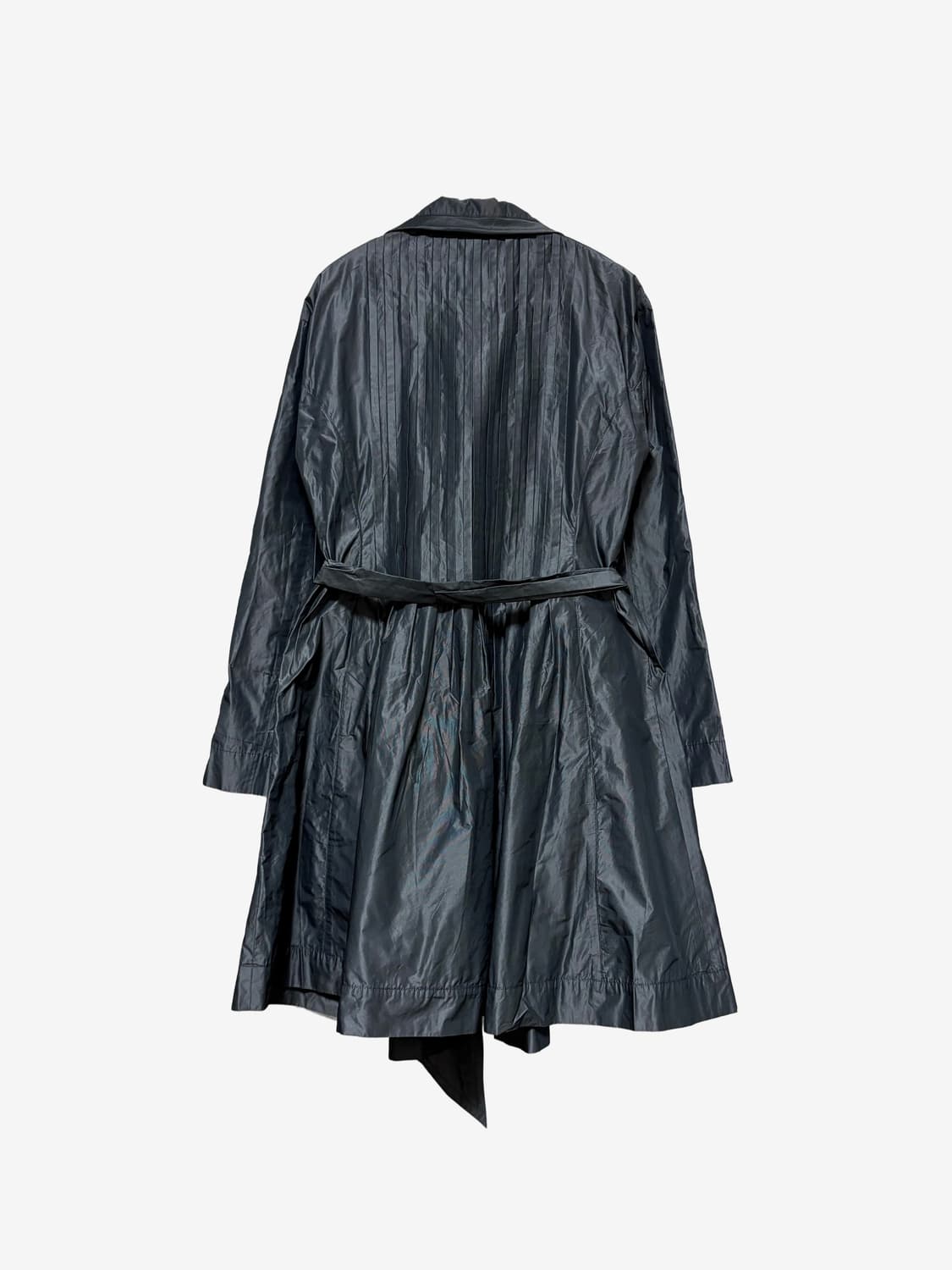 HIROKO BIS Pleated Nylon Long Jacket 상품이미지7