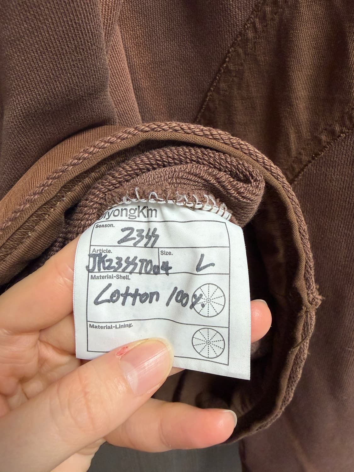 Jiyongkim 23 ss 후드티 상품이미지5