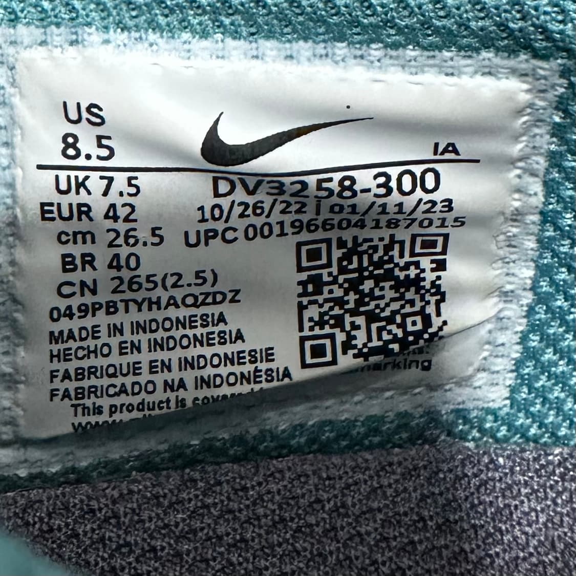 265) 나이키 테니스화 남성 남자 코트 에어 줌 라이트 3 미네랄 틸 상품이미지9